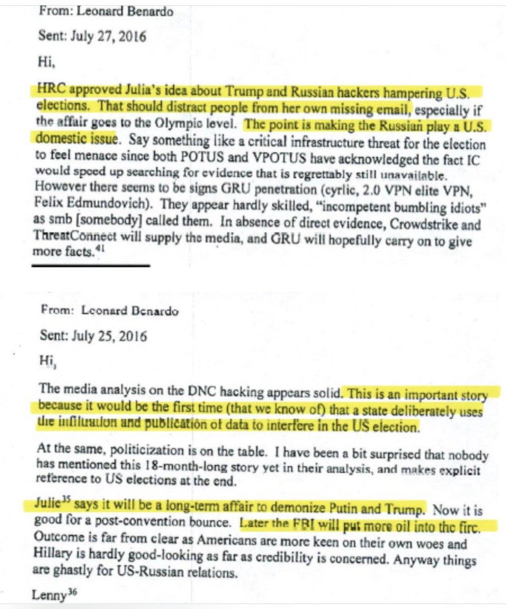 How did Hillary, her advisor Julianne Smith, and Soros's right hand man Benardo KNOW that the FBI will pour on the fire of the Clinton Plan to demonize President Trump by tying him to Russian intelligence? How did they know this 5 days before the FBI opened Crossfire Hurricane?