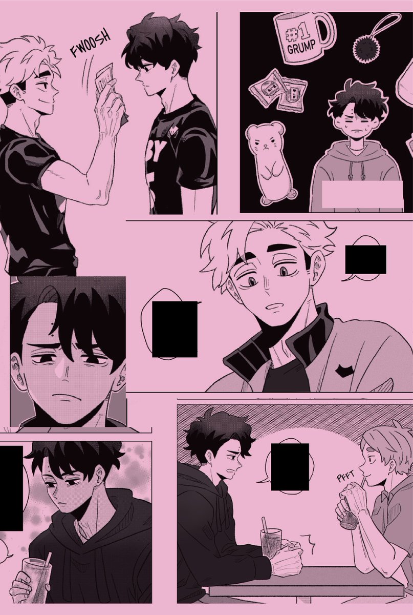 SAKUATSU DOUJIN UPDATE! ✨

presenting UNBOXED, aka 80+ pages of kiyoomi being haunted by (his repressed feelings for) atsumu ‼️

im done with the first 30 pages, which i will offer as a FREE PREVIEW hehe (details below ⬇️)