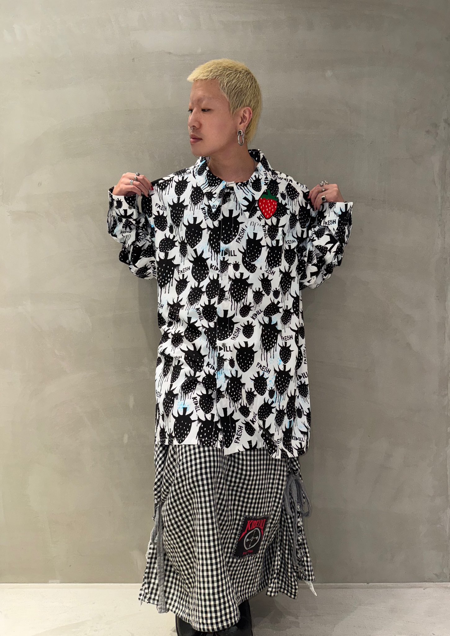【kidill 25aw】STRAWBERRY OVERSIZED SHIRT KIDILL KYOTO on X: 