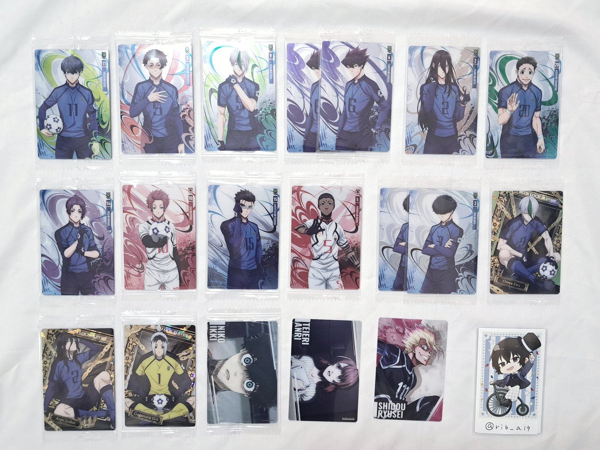 【交換】
ブルーロック ブルロ ウエハース第5弾
求￤氷織、凪、蜂楽、凛
譲￤画像のもの

※比率違い🙆🏻‍♀️
検索からでもお気軽にお声がけ下さい🍀