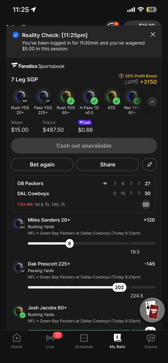 _Big_Doe_'s tweet photo. @FBG_Support @FanaticsBook What’s going on with this Miles Sanders thing?? Injured before just half ! https://t.co/Udh48i1D08