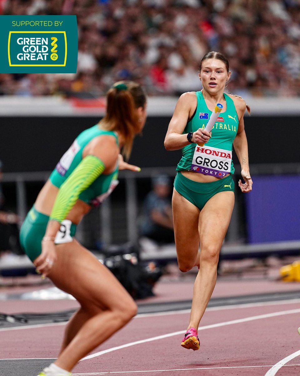 CommGamesAUS's tweet image. Our relay &amp;amp; throws athletes did Australia proud at the @WorldAthletics Championships in Tokyo! 

Their commitment &amp;amp; resilience shone through and with #Green2Gold2Great, we’re proud to back them on the journey to #Glasgow2026

#CommGamesAUS #WeAreUnstoppable @AustralianAths