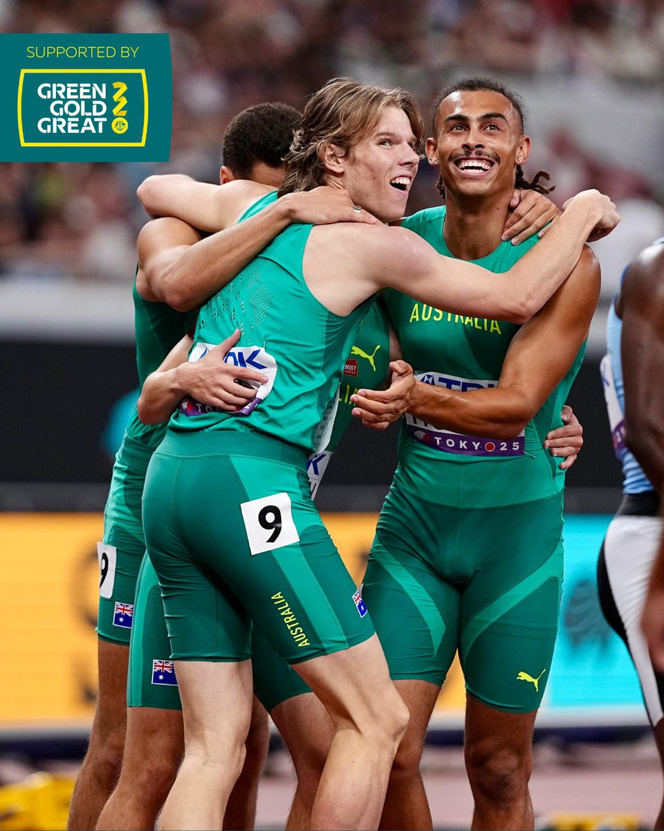 CommGamesAUS's tweet image. Our relay &amp;amp; throws athletes did Australia proud at the @WorldAthletics Championships in Tokyo! 

Their commitment &amp;amp; resilience shone through and with #Green2Gold2Great, we’re proud to back them on the journey to #Glasgow2026

#CommGamesAUS #WeAreUnstoppable @AustralianAths