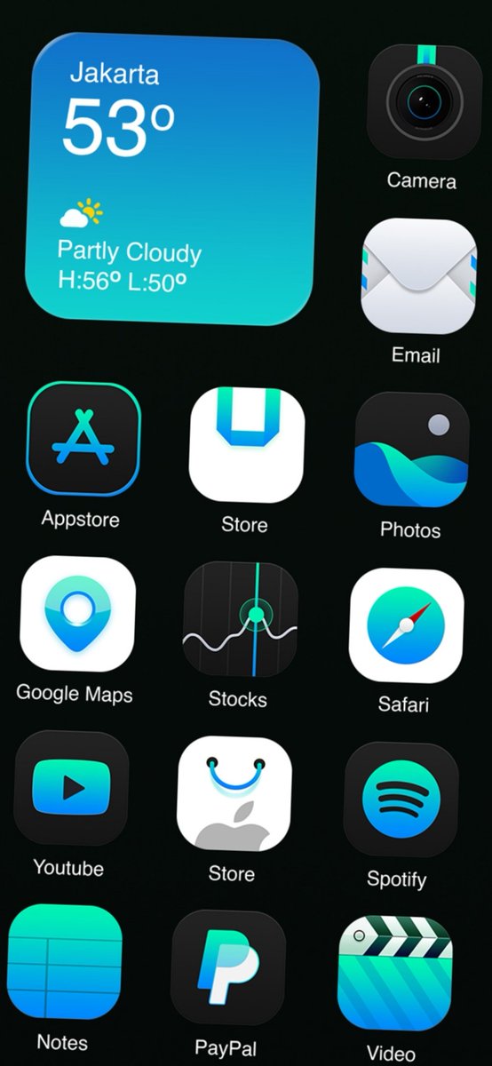 [WIP] #Glassy_Flat new color, new feel, but still flat
