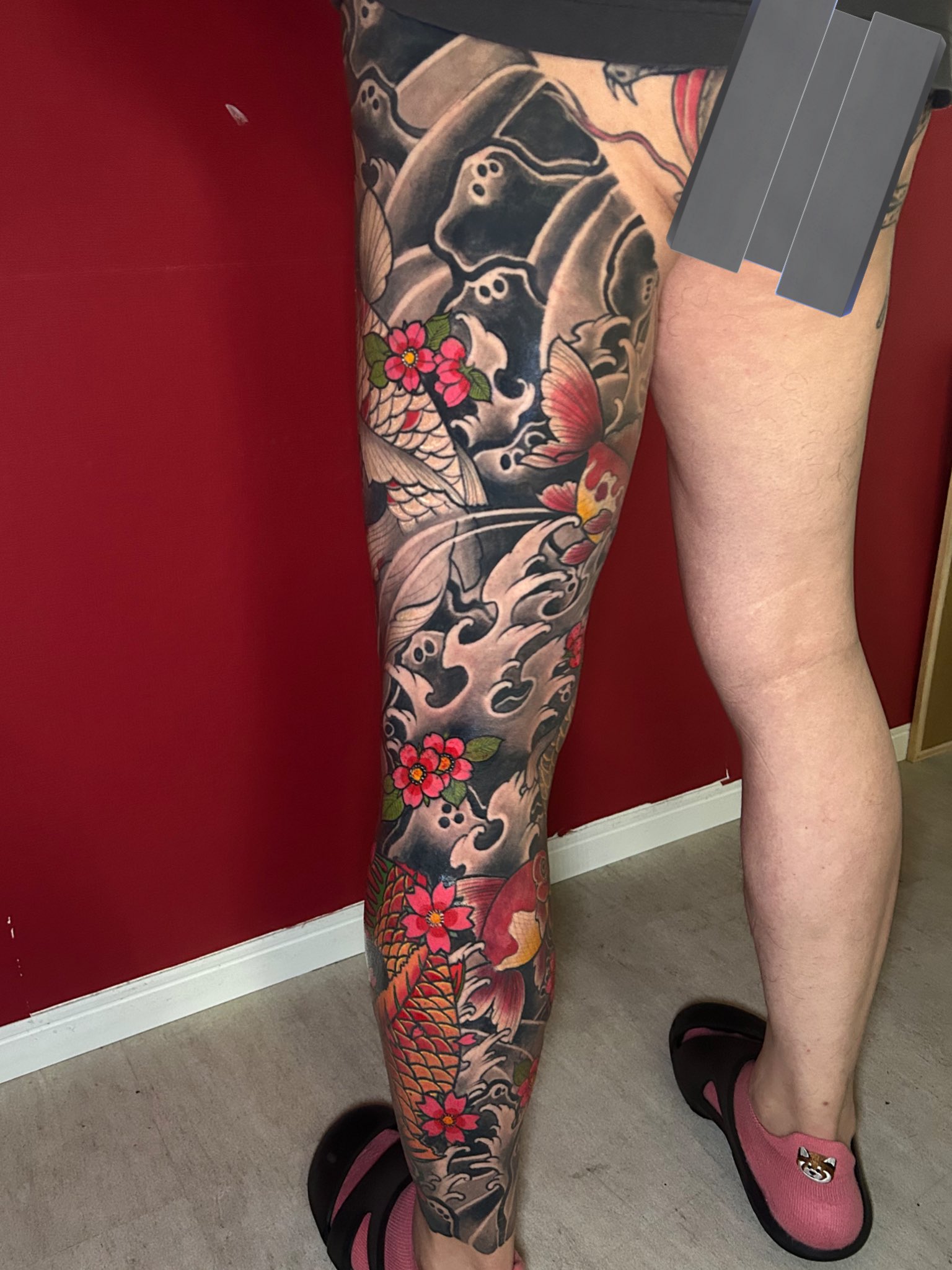 ✨唯一無二✨ Stafford SAD-1999 エレアコ 鯉 金魚 ペイント stf_sad99_blu_all.jpg