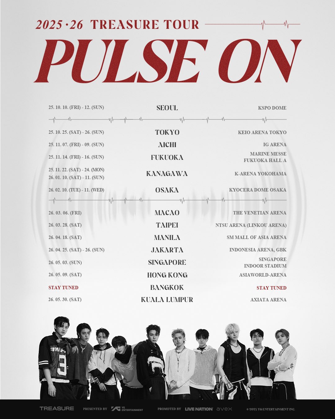 Banner 2025-2026 TREASURE TOUR [PULSE ON] IN JAKARTA