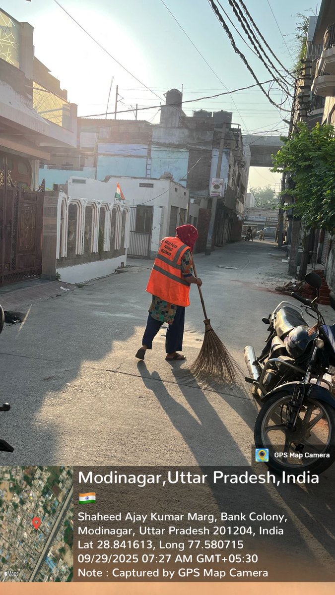 ModinagarNagar's tweet image. Good Morning Modinagar 🌸
मोदीनगर नगर पालिका के कर्मचारी वार्डों में साफ-सफाई करते हुए, शहर को स्वच्छ और सुंदर बनाने में निरंतर सेवा भाव से लगे हुए हैं। 🙏✨

#GoodMorningModinagar
#CleanModinagar #NagarPalika