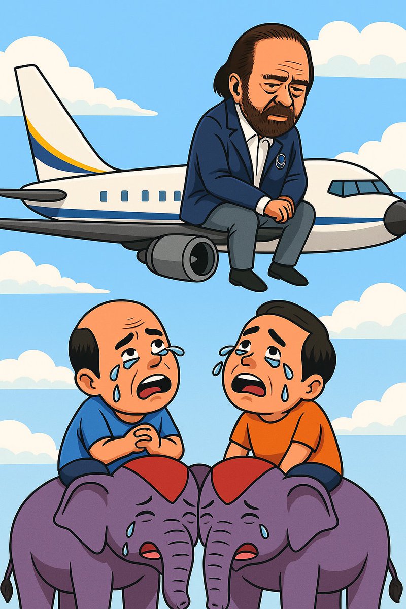 Dua kader NasDem tersandung money laundering, lompat ke PSI cari aman. Dari sayap jet, sang ketua umum hanya menatap sinis: “Beginilah nasib pengkhianat.”
"Kira kira begini gambar 
Ilustrasinya 👇🤭🤣