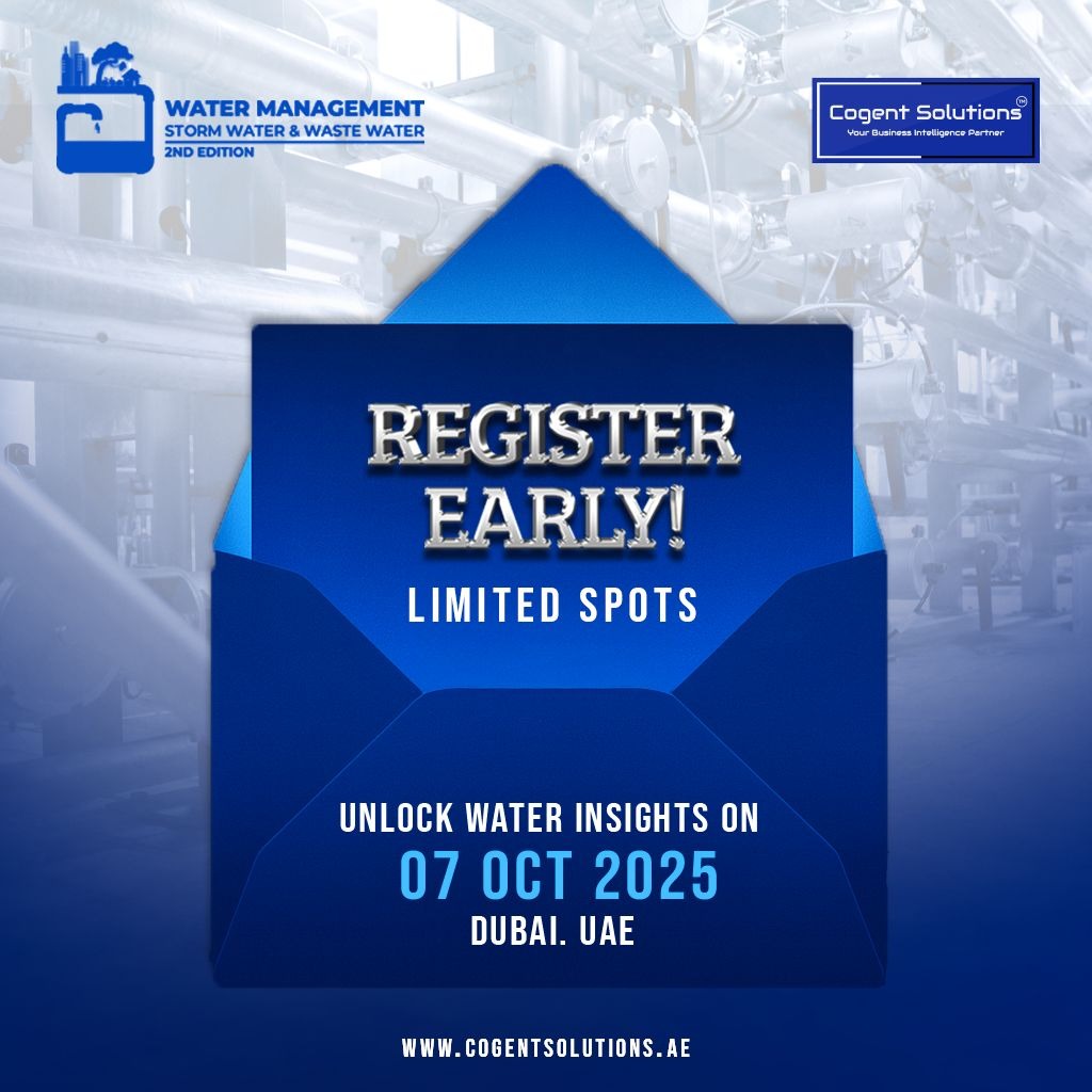 BNC is proud to partner with Cogent Solutions for the 2nd Water Management Conference, taking place on 07th October 2025 in Dubai, UAE.

📌 Limited Seats Available – Don’t Miss Out!

👉 Register now: cogentsolutions.ae/events/upcomin…
