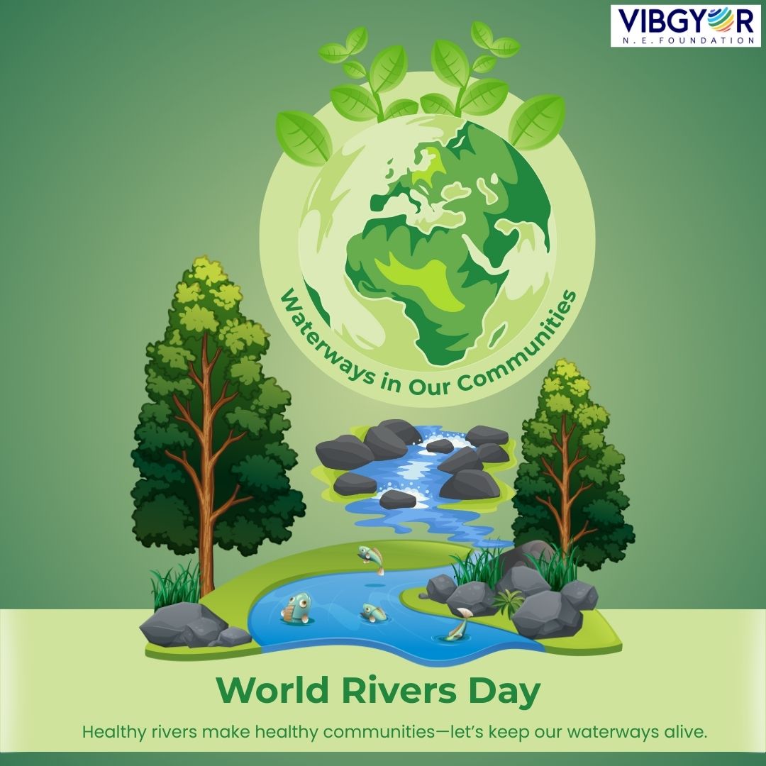 Not just water. Not just flow.
Rivers are memory, movement, and mother.
They carry stories, soil, and sustenance.

At Vibgyor NE Foundation, we don’t just protect rivers—we listen to them.
🌀 Through the Northeast &amp; Chhattisgarh Green Summits, we amplify river wisdom