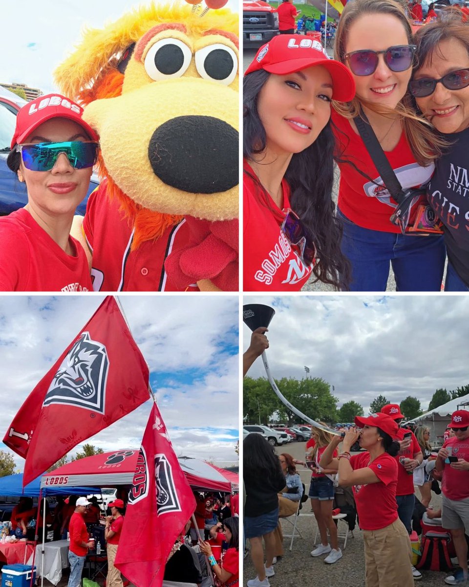 The fans showed up 🐺♥️‼️
Rio Grande Rivalry 🏈
<a href="/UNMLoboFB/">New Mexico Football</a> 
#GoLobos 
#UNM