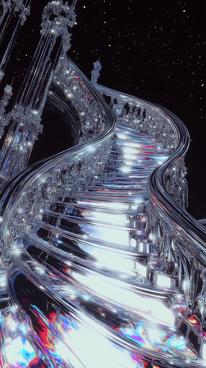 Leonard18_X's tweet image. &quot;Stunning futuristic staircase wallpaper lighting up my screen 🌌✨ #TechArt #WallpaperDesign #FuturisticVibes&quot;
Load in 4k glory