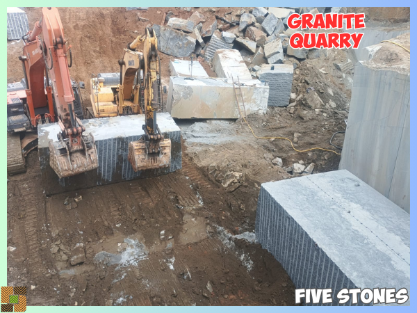 5iveStones's tweet image. Granite Block Selection | From Quarry to Export 🚜
At #FiveStonesExports, we personally visit granite quarries across India to mark top-grade blocks for processing &amp;amp; export. Quality starts from the source!
#GraniteBlocks #StoneExport #GraniteIndia #QuarryVisit #StoneSourcing