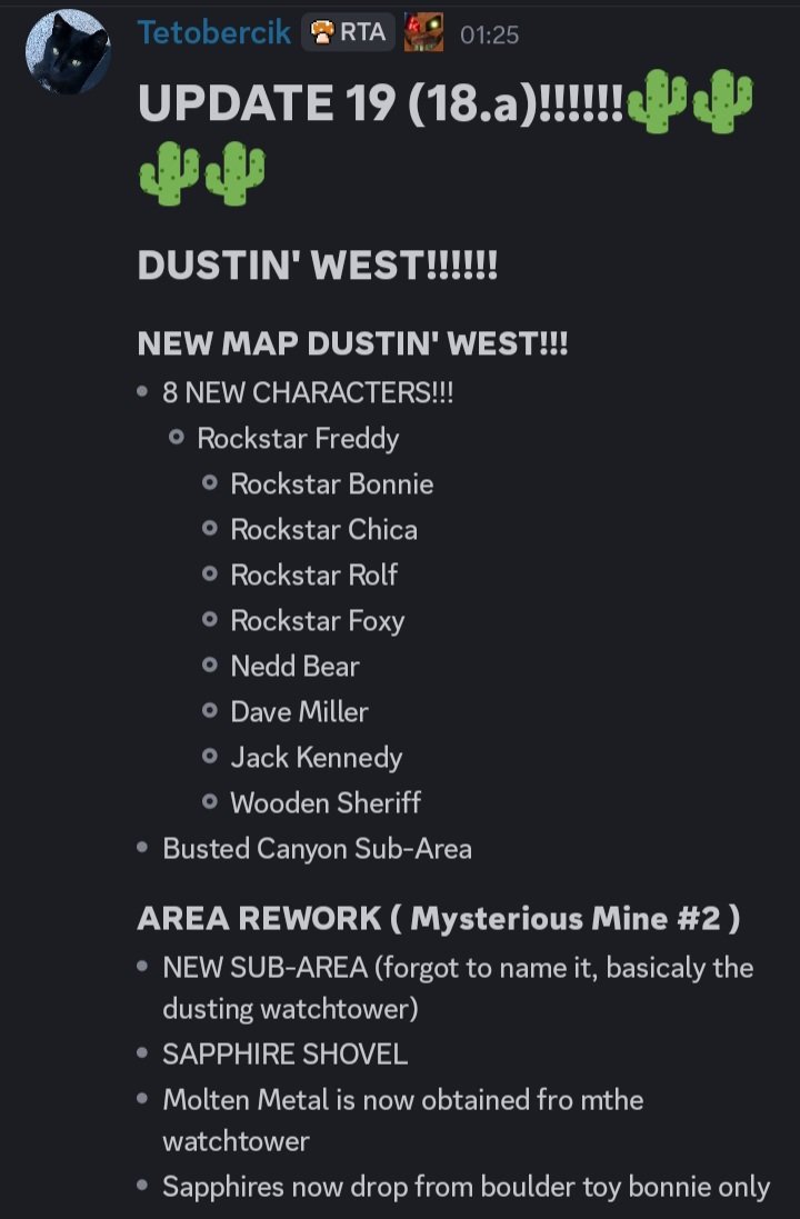 RTATwt_Official's tweet photo. UPDATE 19 (18.a) IS OUT!
THE DUSTIN WEST UPDATE!
Changelogs: https://t.co/UgSBOWkl1i