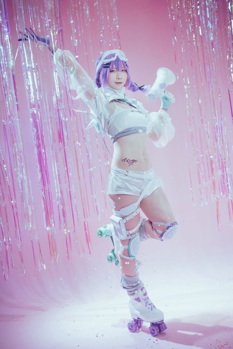 白👾 
📷thx 萌哥
 #TOWART #cosplay #hololive #常闇トワ