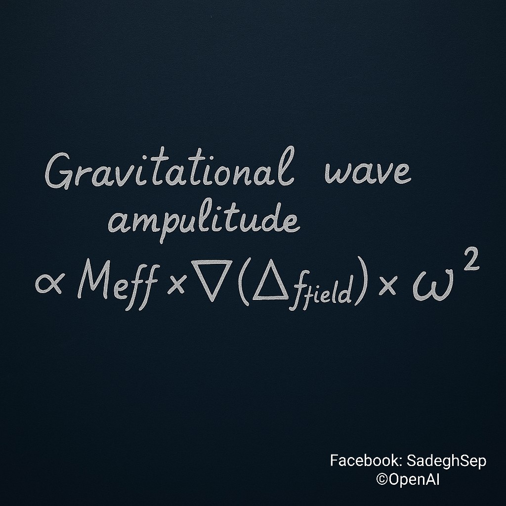 Sadeghsepehri's tweet image. Gravitational waves: foam oscillations revealed.
📄 zenodo.org/records/172216…

#USPFieldTheory #SpinGeometry #GravitationalWaves #BlackHoles