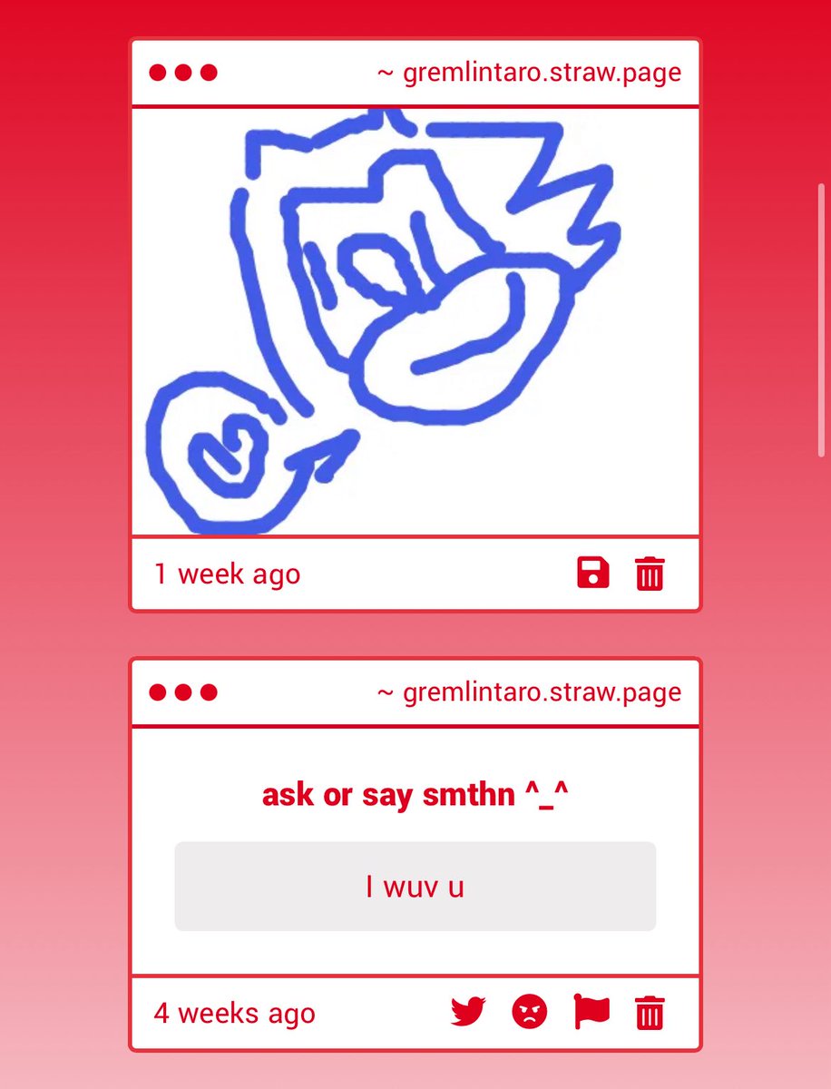 i haven't checked my strawpage in a phat minute cuz  i wanna remake my own buT YAYYYY