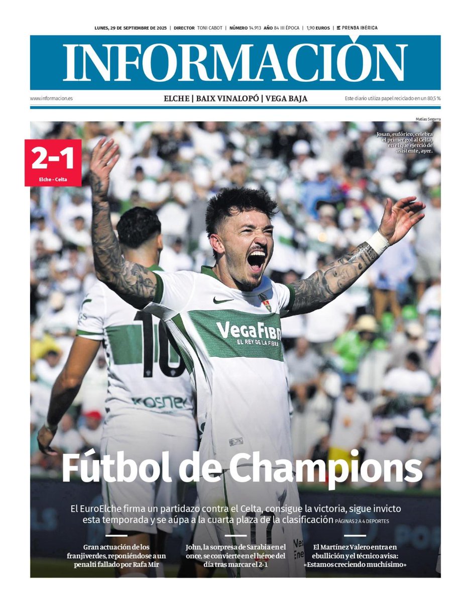 ¡Buenos días! Estas son las portadas de nuestra edición impresa de hoy lunes 29 de septiembre de 2025.
<a href="/PrensaIberica/">Prensa Ibérica</a>