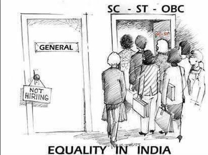 SatyajeetM72938's tweet image. In govt jobs, General category is not hired on caste-reserved vacancies.

After Caste census, this may happen in Private sector too.

Before its too late👇

&quot;Unite and raise your voice against this caste reservation&quot;

🔁Repost and spread awareness