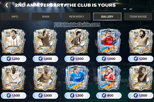 fcmobileguide's tweet image. 2nd Anniversary Gallery – Week 2 Players!

Did I get the shard costs right or wrong? 🤔💎
#fcmobile26 @tutiofifa