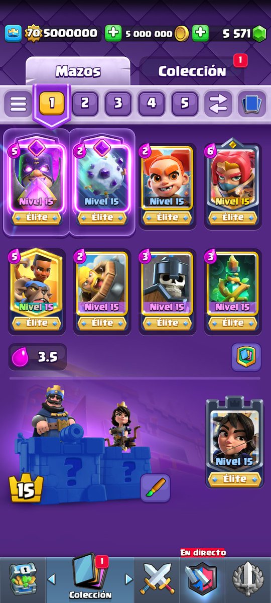Joseantoni36367's tweet image. Que feliz soy mi waifu la bandida líder me llevo a campeones definitivos con su mazo más meta la jugué como un profesional para llegar está aquí no solo me a llevado a 15.000 tres veces ahora me a llevado a campeones definitivos.
#ClashRoyale
#royaleapi
#BossBandit