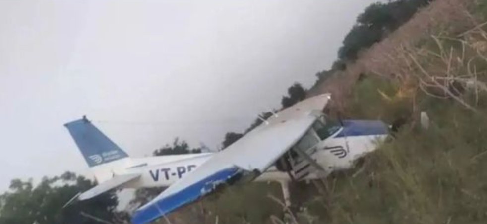 Trainer Aircraft Skids Off Runway at Amreli Airport, Pilot Safe