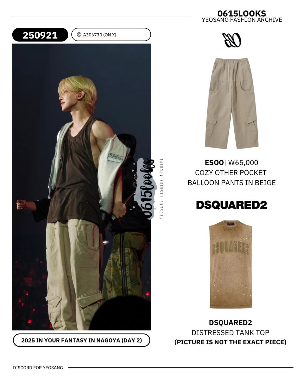 0615LOOKS's tweet photo. 250921 2025 In Your Fantasy in Nagoya (Day 2)
Yeosang of @ATEEZofficial looks striking in ESOO, @Dsquared2 & @AvirexOnline
#YEOSANG #여상 #ヨサン #ATEEZ #Esoo #Dsquared2 #Avirex https://t.co/JVZ8G8ZcDu