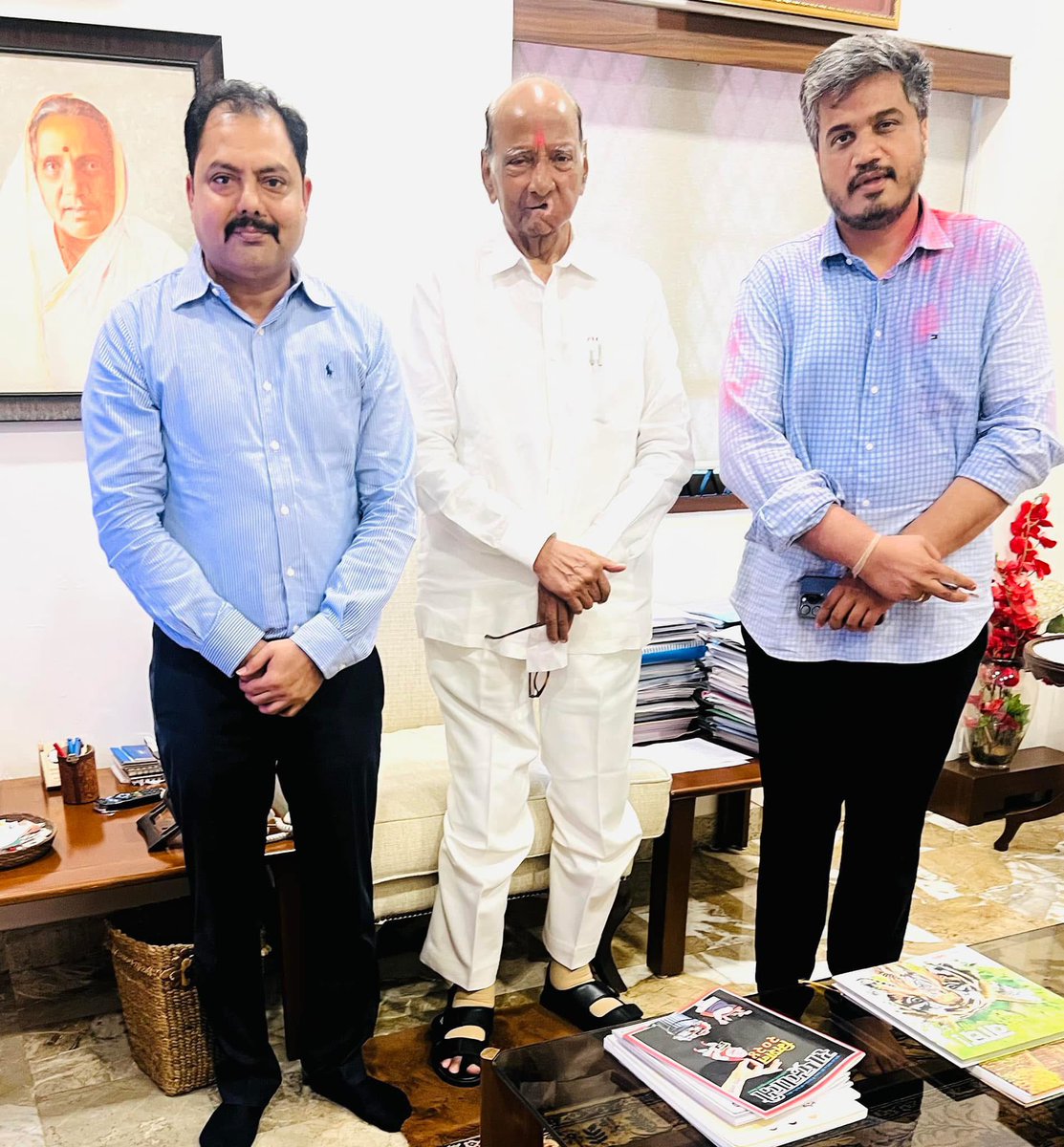 राष्ट्रवादी कांग्रेस पार्टी (शरदचंद्र पवार) के वरिष्ठ नेता एवं कर्जत-जामखेड विधानसभा क्षेत्र के लोकप्रिय विधायक श्री रोहितदादा पवार जी को जन्मदिन की हार्दिक शुभकामनाएँ। ईश्वर उन्हें स्वस्थ और दीर्घायु जीवन प्रदान करें।
<a href="/RRPSpeaks/">Rohit Pawar</a> 
<a href="/NCPspeaks/">Nationalist Congress Party - Sharadchandra Pawar</a>