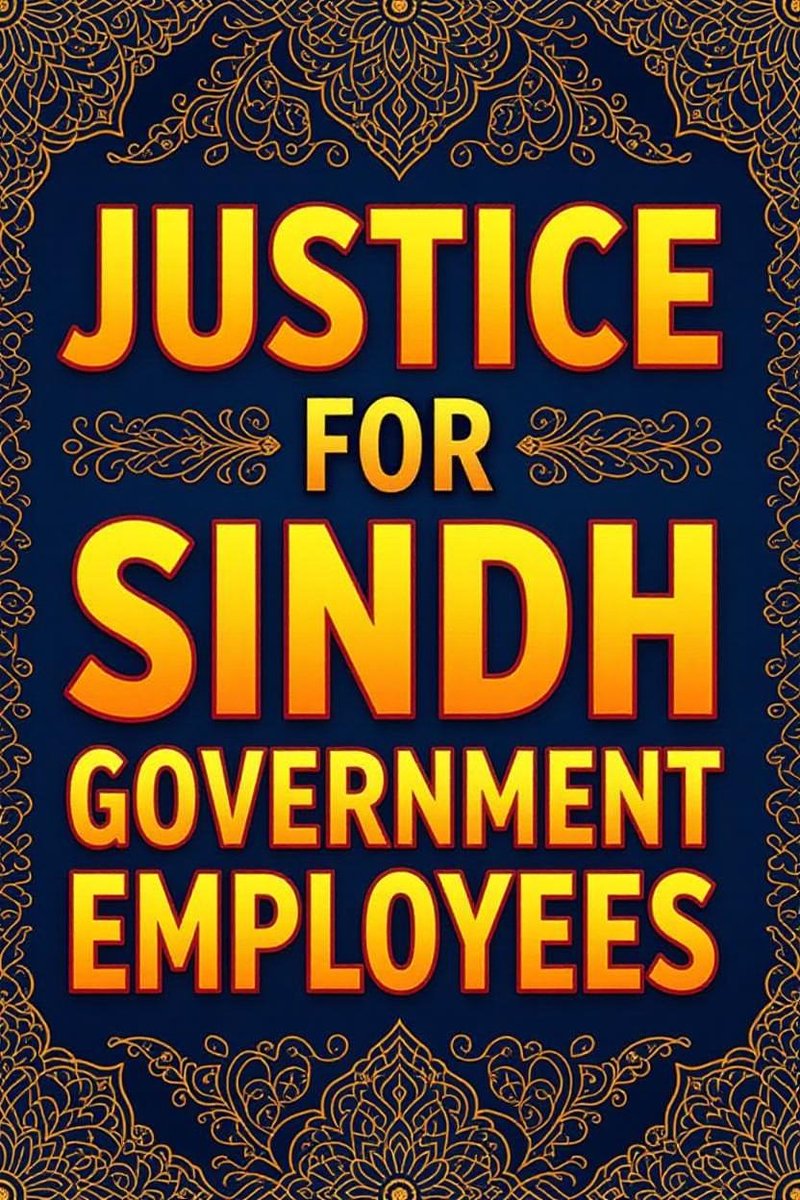 We want Justice
<a href="/BBhuttoZardari/">Bilawal Bhutto Zardari</a>
<a href="/MuradAliShahPPP/">Murad Ali Shah</a> 
#JusticeForSindhEmployees
