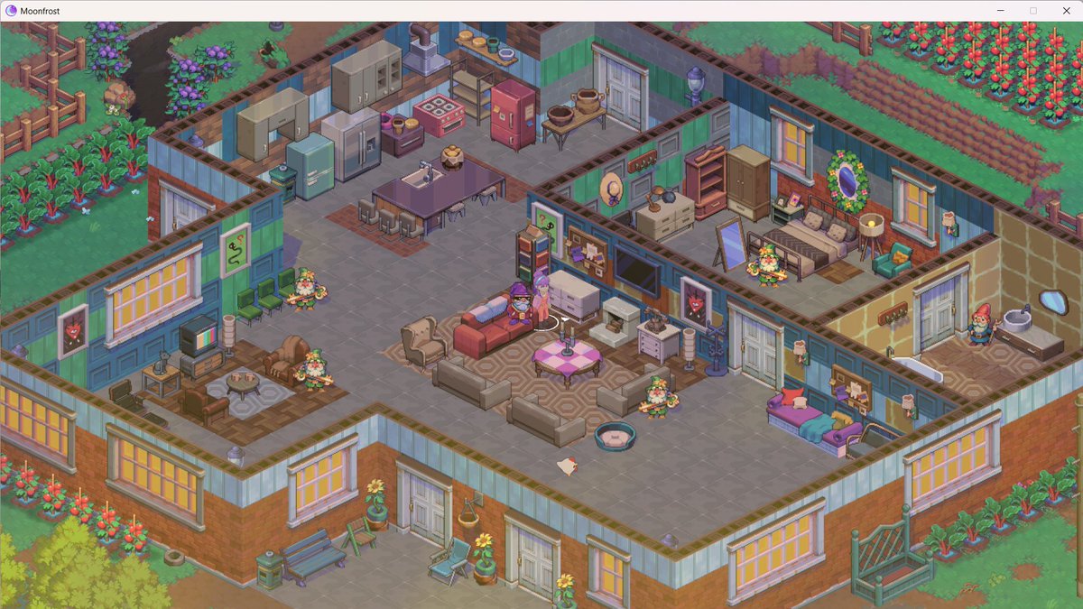 evoleth28's tweet photo. @MoonfrostGame, hope I am not late for the decor event, 💫💫 I can’t wait to see all the dreamy designs! I may not have a pup (yet 🐶), but I do have my sweet little chicken, Nuggets, who’s already judging my interior choices 🐥💛 #HouseDecorEvent #MoonFrost https://t.co/3UquQGJFTq