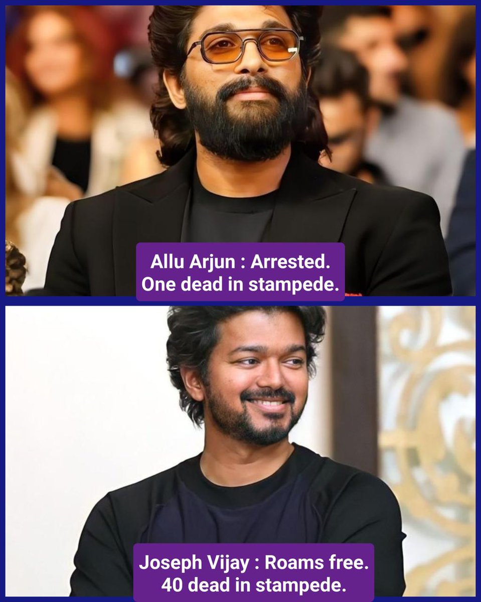 Goutam Mitra (@goutammitra23) on Twitter photo And the most important factor is Allu Arjun and Yogi are Hindus whereas Joseph Vijay......... 
Join the dots
 <a href="/Just4SSR/">Shoba Proud Hindu</a> <a href="/ARanganathan72/">Anand Ranganathan</a> <a href="/KISHORE12101972/">KISHORE CHATTOPADHYAY (Ex-servicemen)</a> <a href="/KiritGandhi12/">Kirit Gandhi</a> <a href="/TweetVidyaSagar/">Vidya Sagar Prayag</a> <a href="/Vocalspoke4BJP/">Shantanu_R</a>  <a href="/asliarpita/">Arpita Chatterjee</a> <a href="/NaziaElahiKhan1/">Nazia Elahi Khan (Modi Ka Parivar)</a> <a href="/dalidasroy/">डाली दास</a>  <a href="/beinga_human/">Advocate Pranav Ranjan Rai</a> @Tithiroydwitiya And the most important factor is Allu Arjun and Yogi are Hindus whereas Joseph Vijay......... 
Join the dots
 <a href="/Just4SSR/">Shoba Proud Hindu</a> <a href="/ARanganathan72/">Anand Ranganathan</a> <a href="/KISHORE12101972/">KISHORE CHATTOPADHYAY (Ex-servicemen)</a> <a href="/KiritGandhi12/">Kirit Gandhi</a> <a href="/TweetVidyaSagar/">Vidya Sagar Prayag</a> <a href="/Vocalspoke4BJP/">Shantanu_R</a>  <a href="/asliarpita/">Arpita Chatterjee</a> <a href="/NaziaElahiKhan1/">Nazia Elahi Khan (Modi Ka Parivar)</a> <a href="/dalidasroy/">डाली दास</a>  <a href="/beinga_human/">Advocate Pranav Ranjan Rai</a> @Tithiroydwitiya