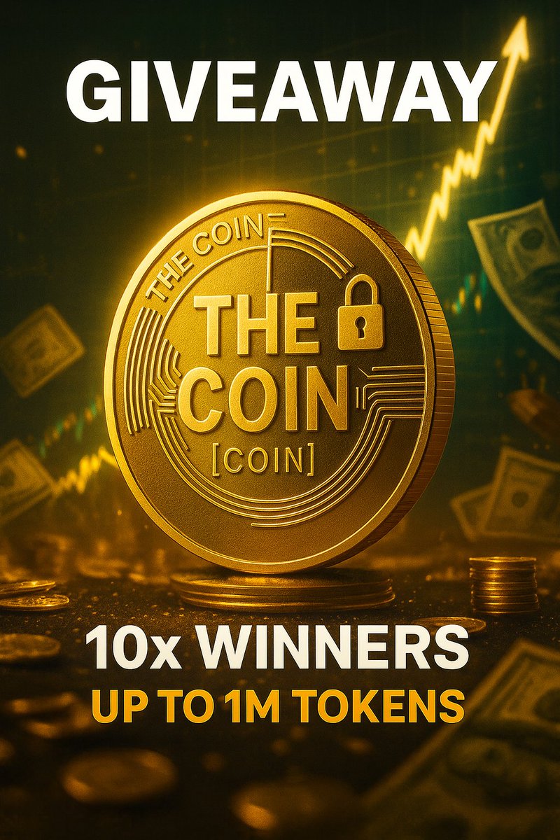 thecoin_meme's tweet photo. ⏳ 5 days until launch …
and 10 winners will already hold THE COIN 💎🔥

This is your last chance to be early.
Don’t miss it 🚀

👉 Join the giveaway:
https://t.co/TC8LqAH4A5

Launch: October 4th – 22:00 MEZ ⏳

#TheCoin #CryptoGiveaway #Airdrop #CryptoCommunity #Web3 #Memecoin https://t.co/WzN2vpiduh