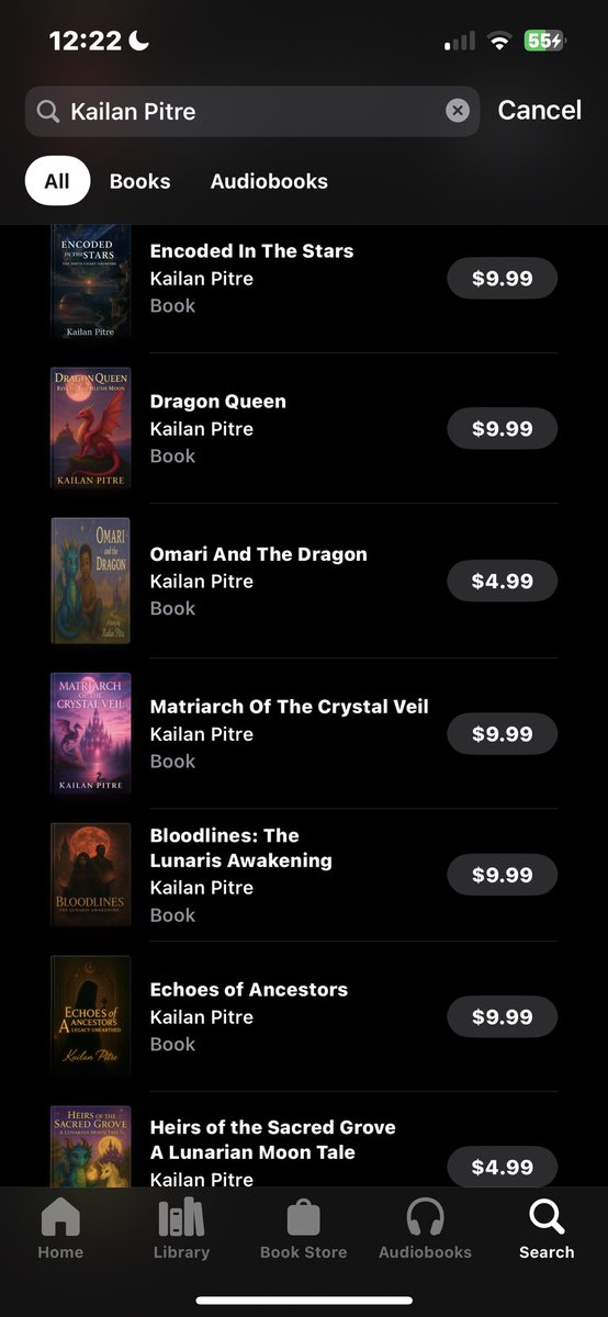 RootedInLegacy's tweet image. Apple Books library 📚 🪄 #selfpublished