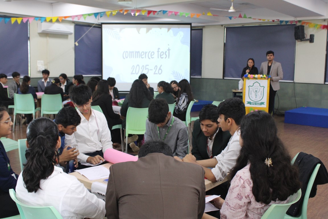 DPSTapi's tweet image. Delhi Public School Tapi successfully conducted its Commerce Fest on 24 September 2025, providing students from Classes X and XII with a dynamic and enriching experience.