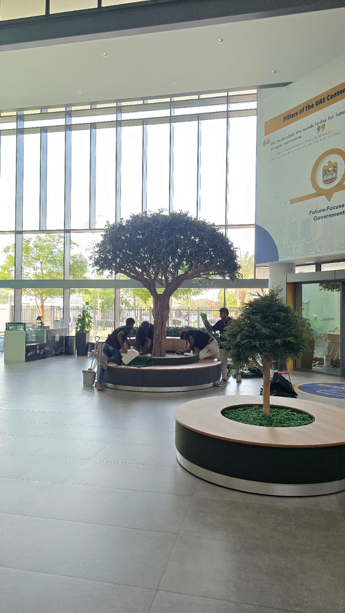 Greenmosswall's tweet image. 📍✨ Ongoing Project – Arcadia British School ✨📍

🌐 greenartfactory.ae
☎ Voice/WhatsApp: +971 56 95 88 315 
📧 info@greenartfactory.com

#GreenArtFactory #ArcadiaBritishSchool #ArtificialOliveTree #ArtificialTrees #Olive #Plantsarrangement #CreativeTeam #schooldesign
