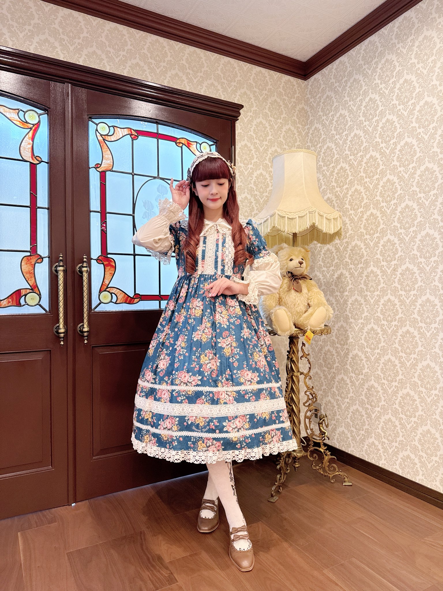 ♡alcali　misako aoki　ワンピース　ネコ＆いちご柄　青木美沙子 青木美沙子💕Aoki Misako on X: 
