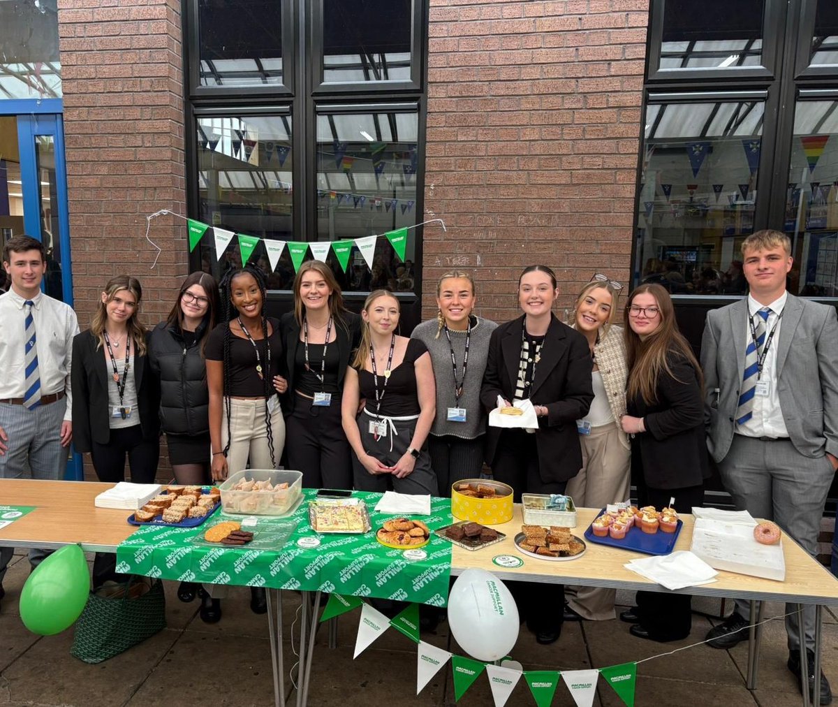 On Friday we help a cake sale for <a href="/macmillancancer/">Macmillan Cancer Support</a> - huge thank you to our students that baked cakes and gave up their lunch to be on the stall, you were fab! <a href="/WalesHigh/">Wales High School</a> <a href="/waleshighnews/">Wales High News</a> 💚