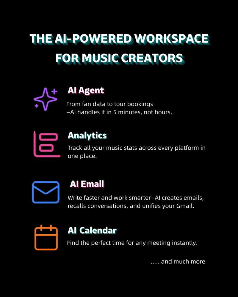 norder_ai's tweet photo. 🎵Introducing NORDER 
— the AI workspace built for music artists and their teams.

From smart email replies and effortless scheduling to powerful analytics, NORDER streamlines your workflow so you can focus on creating and sharing your music. 🎶 https://t.co/xxDHSihJMt