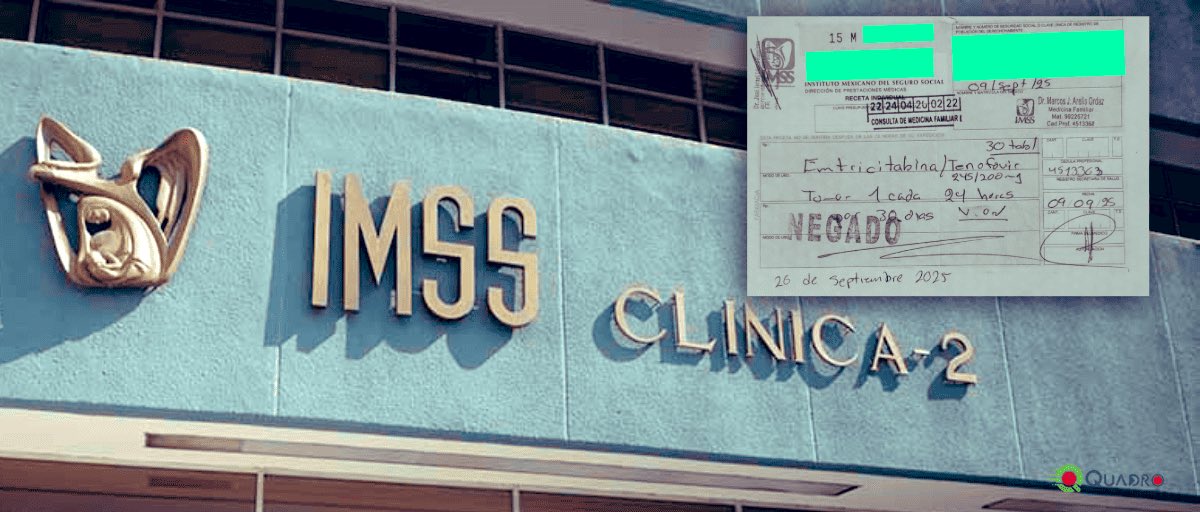 🚨 Pacientes con #VIH denuncian desabasto en la clínica 2 del #IMSS en #Puebla desde el 9 de septiembre.
“Nos dicen que no hay nada y que le hagamos como queramos”.

La salud no puede esperar.
🔗 [Enlace a la nota]

#Salud #VIH #IMSS

quadro24.mx/pacientes-denu…