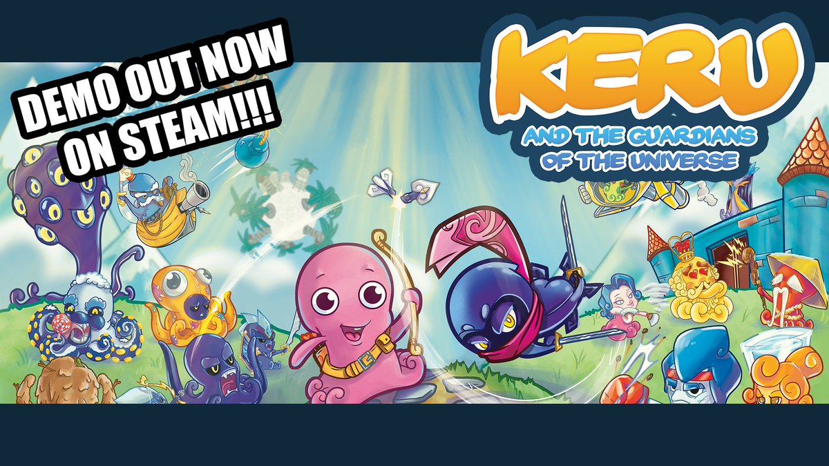 Hello, and good #DemoMonday for everyone! Today we have great news: our #Demo is now available on #Steam!

store.steampowered.com/app/3497440/Ke…

It's been a long journey, but we hope a lot of you will play it and give the feedback we need to make it as good as it can be 🐙❤️🐙.

Have fun!