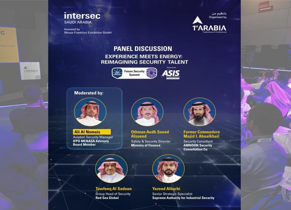 بسم الله الرحمن الرحيم
سوف أكون مشاركاً بأذن الله في "حلقة نقاشية – باللغة العربية" بمؤتمر انترسيك الذي سوف يقام بالرياض بتاريخ 30 سبتمبر الساعة 1520 بمركز الرياض الدولي للمؤتمرات والمعارض.
حيث تلتقي الخبرة بالحيوية الشبابية لصياغة ملامح مستقبل القطاع الأمني.