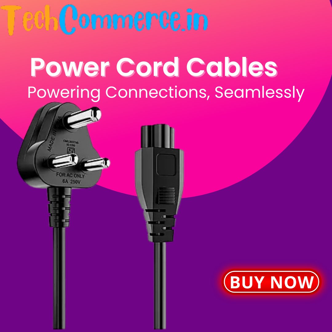 Techcommerce2's tweet image. Durable Power Cord Cables – Reliable & Seamless Connectivity
Click to buy now - shorturl.at/elQGE
#PowerCord #PowerCable #TechCommerce #SeamlessConnection #DurableCables #ElectronicsAccessories #ReliablePerformance #SmartConnectivity #TechEssentials #PowerUp #PowerCord