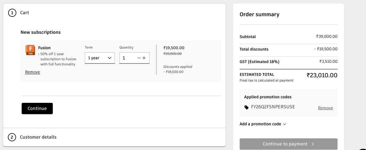 maahirpanchal's tweet image. Boiz. Fusion360 is 50% OFF right now till 30th Sept.
Swoop in. Grab it.
Manufacture, Research, Develop.
Full F360 experience!