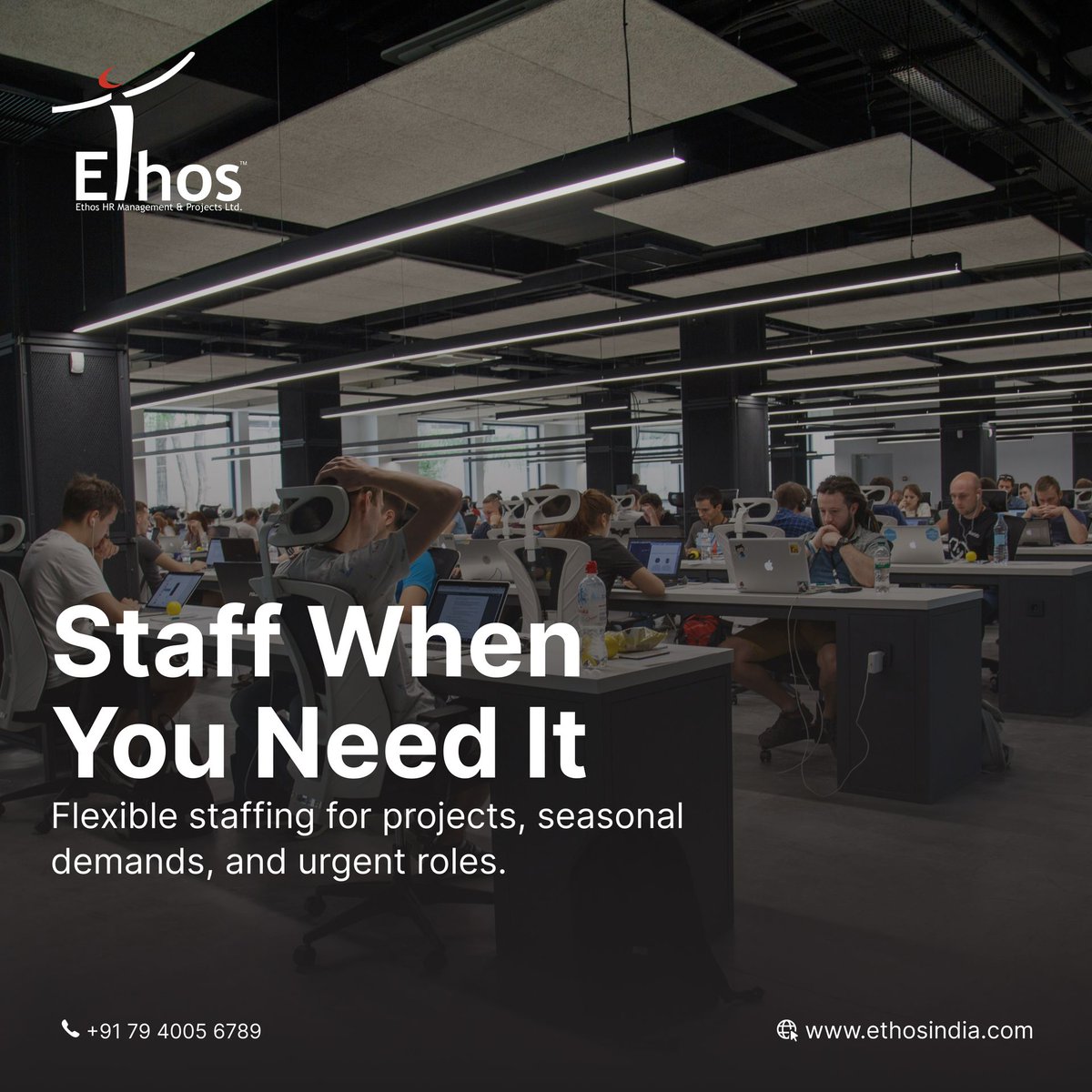 EthosHR's tweet image. Urgent projects? Seasonal demands? Business peaks? Ethos gives you the flexibility to scale staff exactly when you need it. Our staffing solutions ensure you always have the right talent at the right moment no delays, no disruptions. #StaffingSolutions