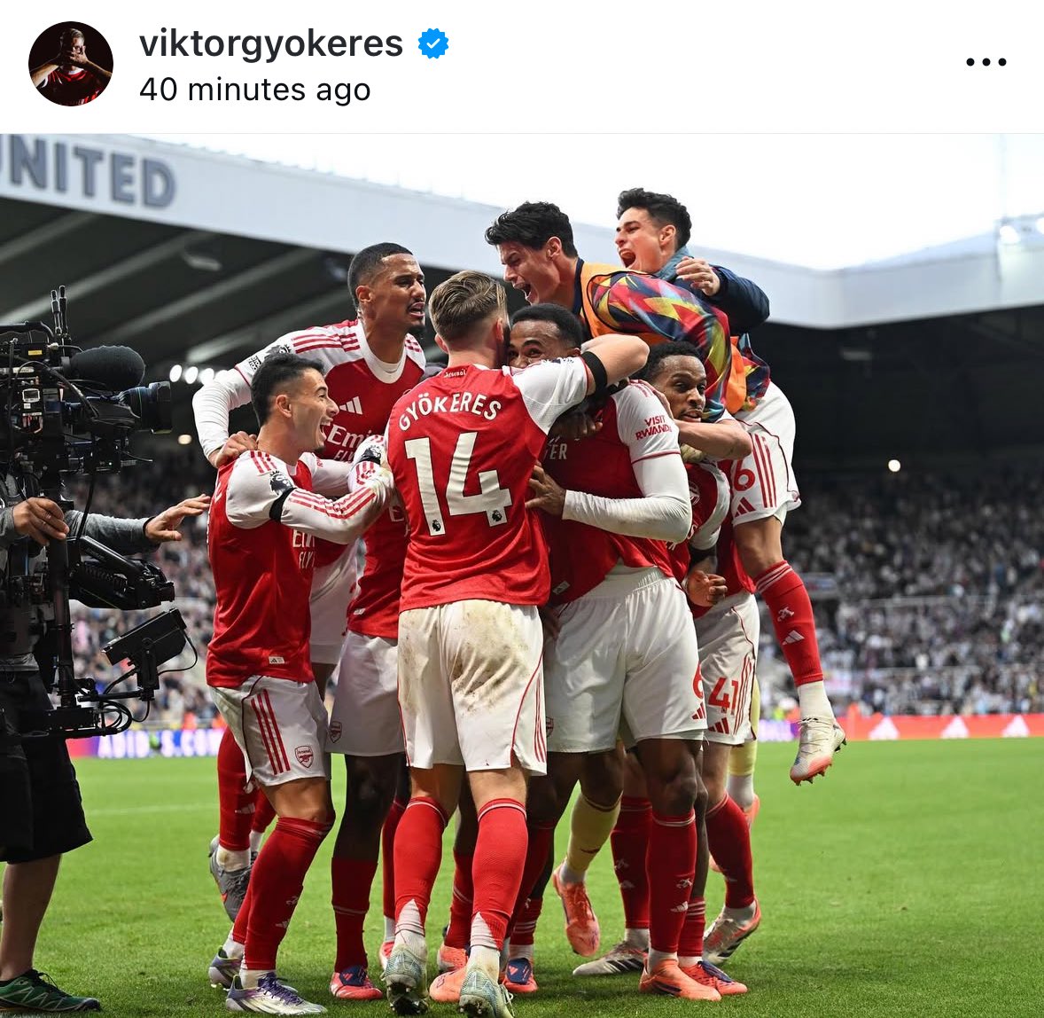 📲 Viktor Gyökeres on Instagram: “This team 💪❤️”