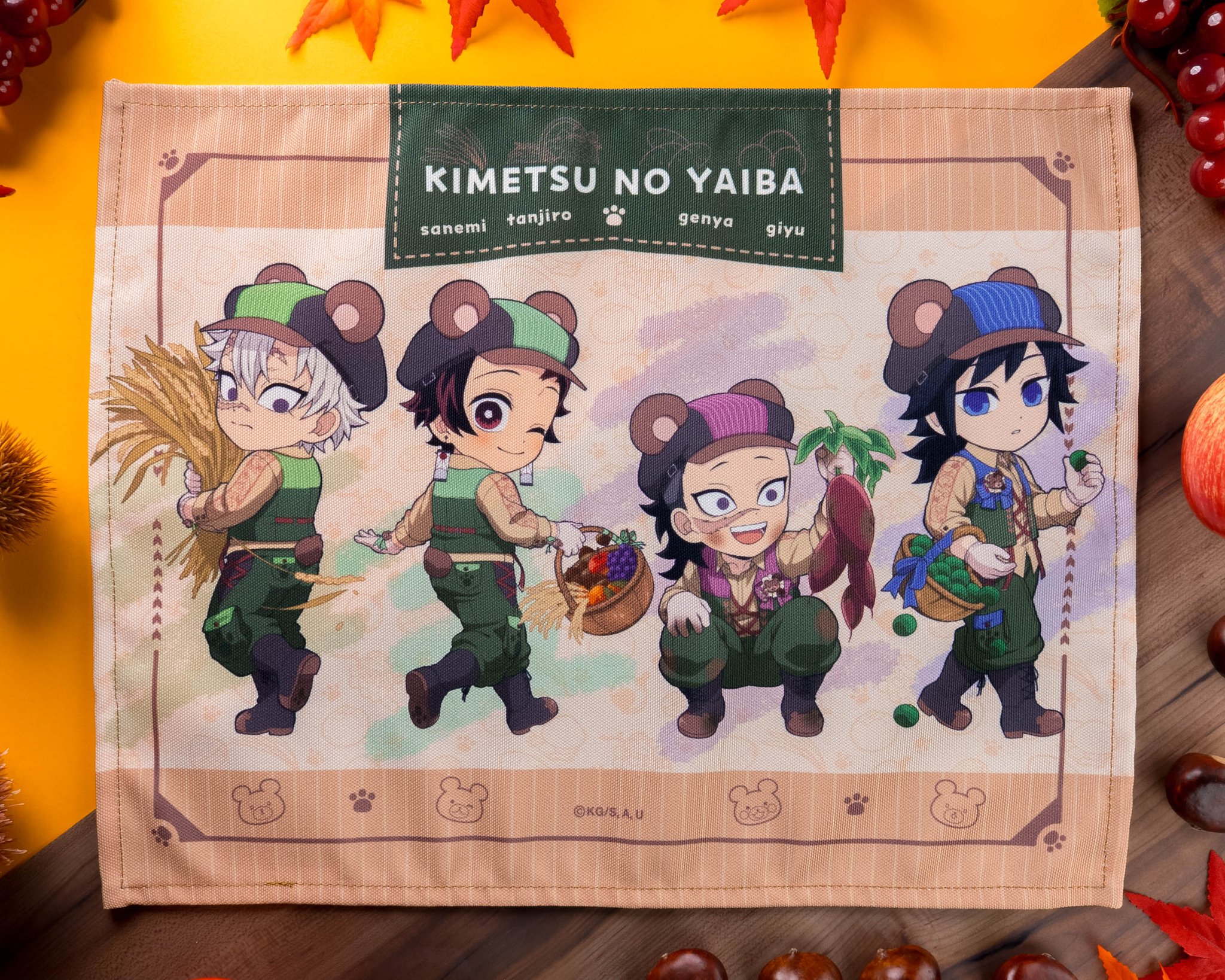 鬼滅の刃 ダイニング 冨岡義勇 不死川玄弥 ランチョンマット ufotable on X: 