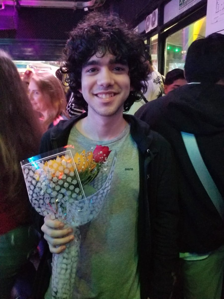 Bro i got gifted flowers at a club LMAOOO