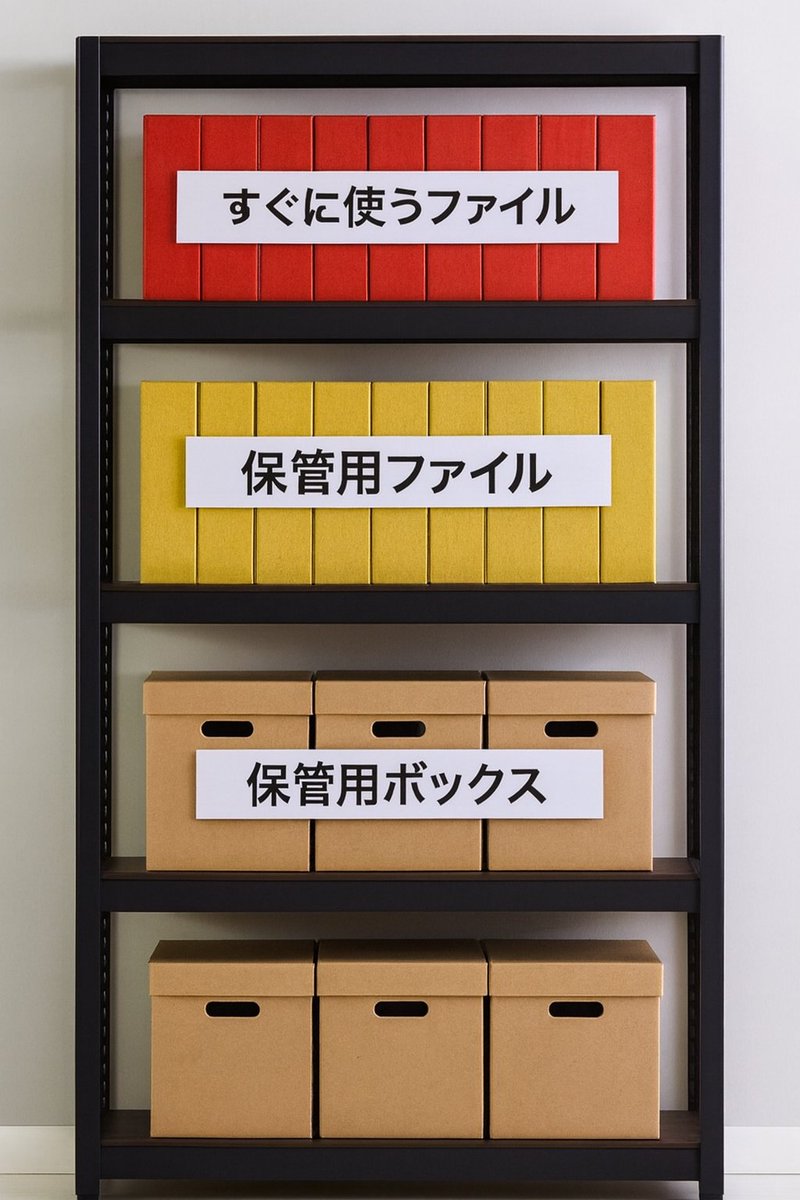 HOMERACK's tweet photo. 【収納ラックARASO (アラソ) 】オフィスの書類整理はARASOスチールラックにおまかせ！

オフィスのデスクや棚に、いつの間にか山積みになってしまう書類。
この資料がほしいのに探しても探しても見つからない...
そんなときに役立つのが「スチールラック」
頑丈で自由度が高く、オフィスの書類整理に最適な収納アイテムです😃

実は、ARASOスチールラック��企業様から複数ご注文をいただくことがとても多いんです！
今回は、そんなARASOスチールラックを使った効率的な書類整理方法をご紹介します。

ARASOスチールラックがオフィス収納に選ばれる理由
①高い耐荷重💡
1段あたり100kg搭載可能なARASOスチールラックなら、分厚いファイルや大量の書類を置いても安心。
耐久性も抜群で長くつかえます。

②サイズの自由度💡
1000通りのカスタマイズ可能なARASOスチールラックなら、幅・高さ・奥行きをオフィスに合わせて選べます。
狭いスペースやデスク横にもぴったりフィットします。

➂組み立てが簡単💡
工具不要で組み立てられ、女性だけでも組み立てが簡単です。

書類整理におすすめの使い方
①用途別に棚を分ける
上段：すぐに使う「進行中の案件ファイル」
中段：保管用の「契約書・経理書類ファイル」
下段：使用頻度の低い「過去資料BOX」
棚ごとに用途を決めることで、探す手間を大幅に減らすことができます。

②ファイルボックスを活用する
スチールラックの棚に「ファイルボックス」を並べれば、見た目もスッキリ。
さらにカテゴリーごとにラベルを貼れば、誰でもすぐに必要な資料を取り出せます。

整理を長続きさせるコツ
①定期的に不要な書類を処分する（「1年経ったら破棄」などルール化）
②ラベルを必ずつける（誰が見てもわかる表記にする）
➂空きスペースを残す（詰めすぎないことで管理しやすい）

スチールラックを導入するだけで、オフィスの書類整理が驚くほど効率的に。
「どこに何があるかすぐにわかる」
「誰でも探せる」
「デスク周りがスッキリする」
日々の作業効率もアップします✌

オフィス収納にお悩みの企業様は、ぜひARASOスチールラックを活用してみてください🎵

インスタやYouTubeでも話題の「ARASOラック」
＼組み立てカンタン工具不要・しっかり収納！／
 　＼1000通りのサイズ展開・高さ調整自由自在／
　＼お部屋になじむおしゃれなデザイン／
　＼1段に耐荷重100kgで重量��も安心！／
　＼小物収納に便利なフック付き！／

🛒ARASOスチールラックのご購入はこちら
👉 公式サイト(https://t.co/Jlf3Zbj8Fe)

ARASO公式オンラインショップポイント付与始めました～✨
①会員登録で1000ポイント
②ご注文で5％のポイント付与
➂レビュー投稿で500ポイント
💡最大で1500ポイント+５％のポイント付与💡

#ラック#棚#ラックスチール#メタルラック#スチール#スチールラック#ラック棚#収納棚#収納ラック#スチール棚#キッチンラック#幅90#奥行40#3段#幅100#スチールラック奥行40#奥行30#ラック奥行60#幅70棚#物置棚#奥行50#arasoスチールラック#arasoスチールラック3段#araso#arasorack

*イメージ写真(ラックにはオプションの支柱カバーを付けています)