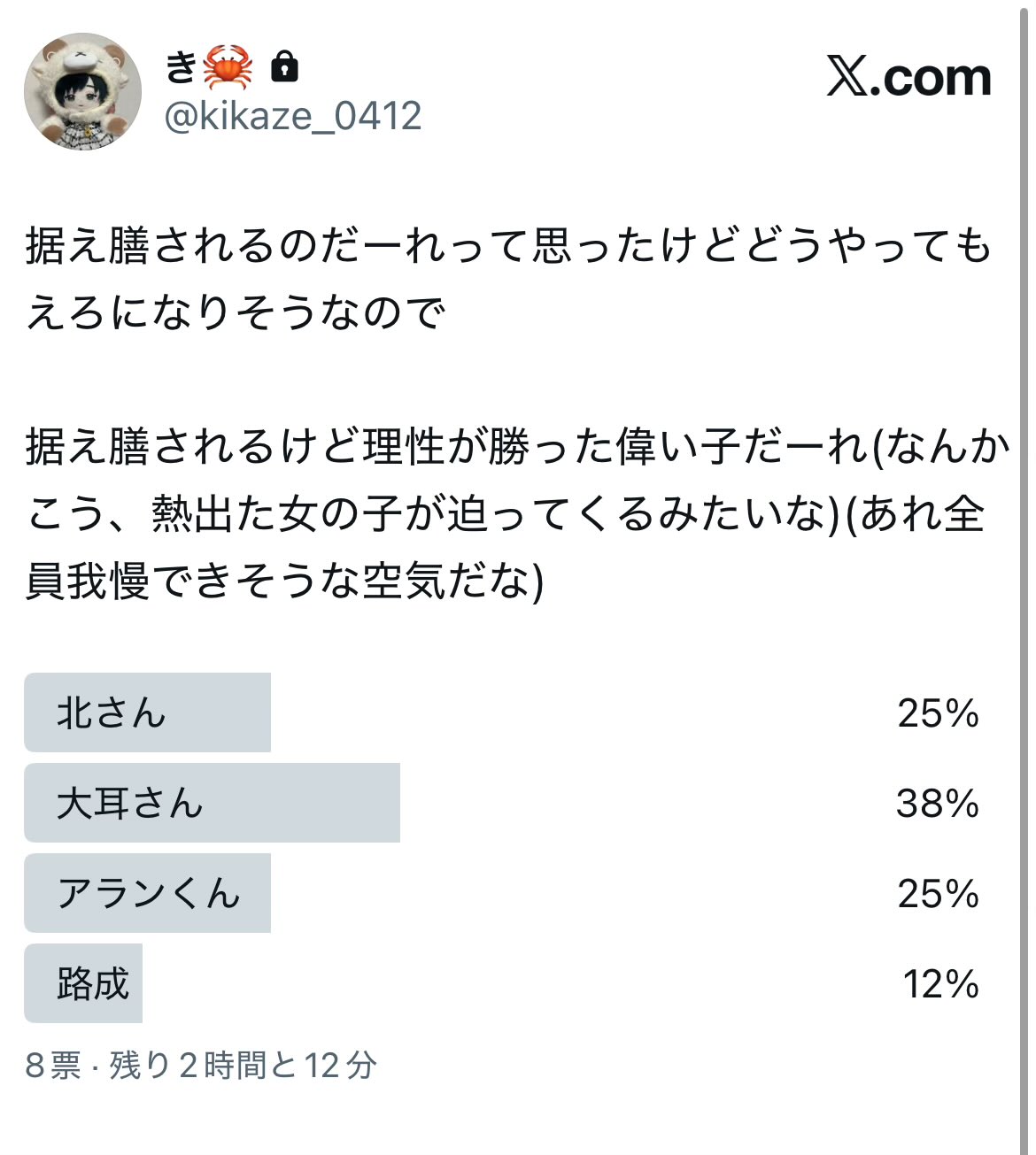 きかぜ🖤事後通頒やってます on X: 