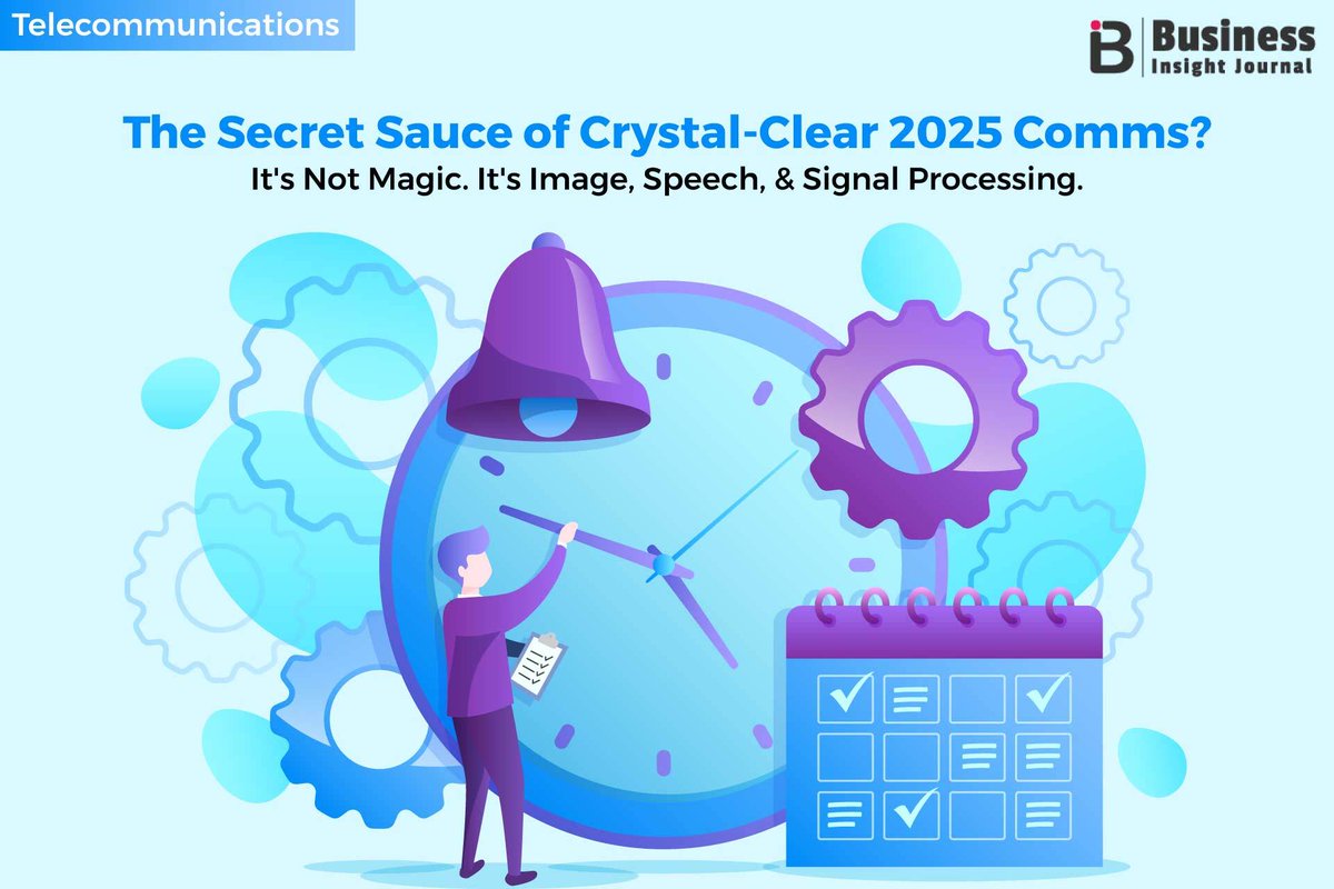 BIJournal25's tweet image. Ever wonder what makes a truly flawless video conference feel... effortless? This month, we&apos;re pulling back the curtain on the magic behind the scenes: Image, Speech, and Signal Processing Techniques in Communication. 
#Telecommunications #BusinessTech #AIforEnterprise 
#BIJ